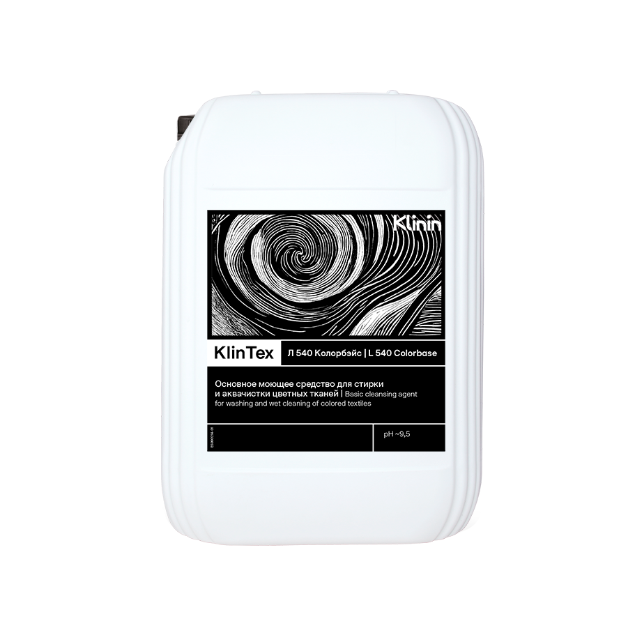 Professional cleaning product L 540 Colorbase product for wet cleaning and washing of coloured fabrics  by KLININ