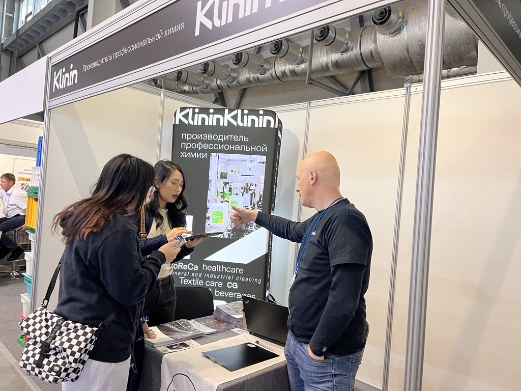Klinin at FoodTech Ural in Yekaterinburg