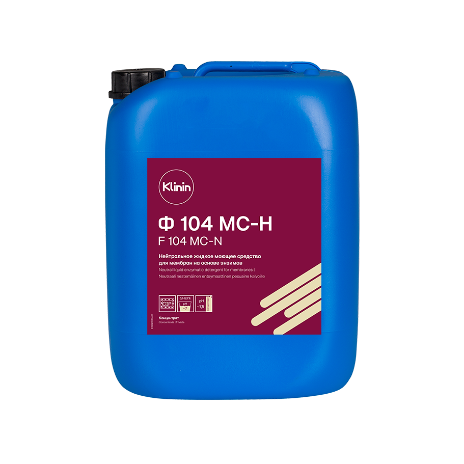 Профессиональное моющее средство F 104 MC-N Нейтральное средство для обработки мембранного оборудования  от KLININ