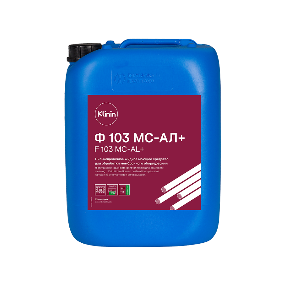 F 103 MC-AL+ Сильнощелочное средство для обработки мембранного оборудования 